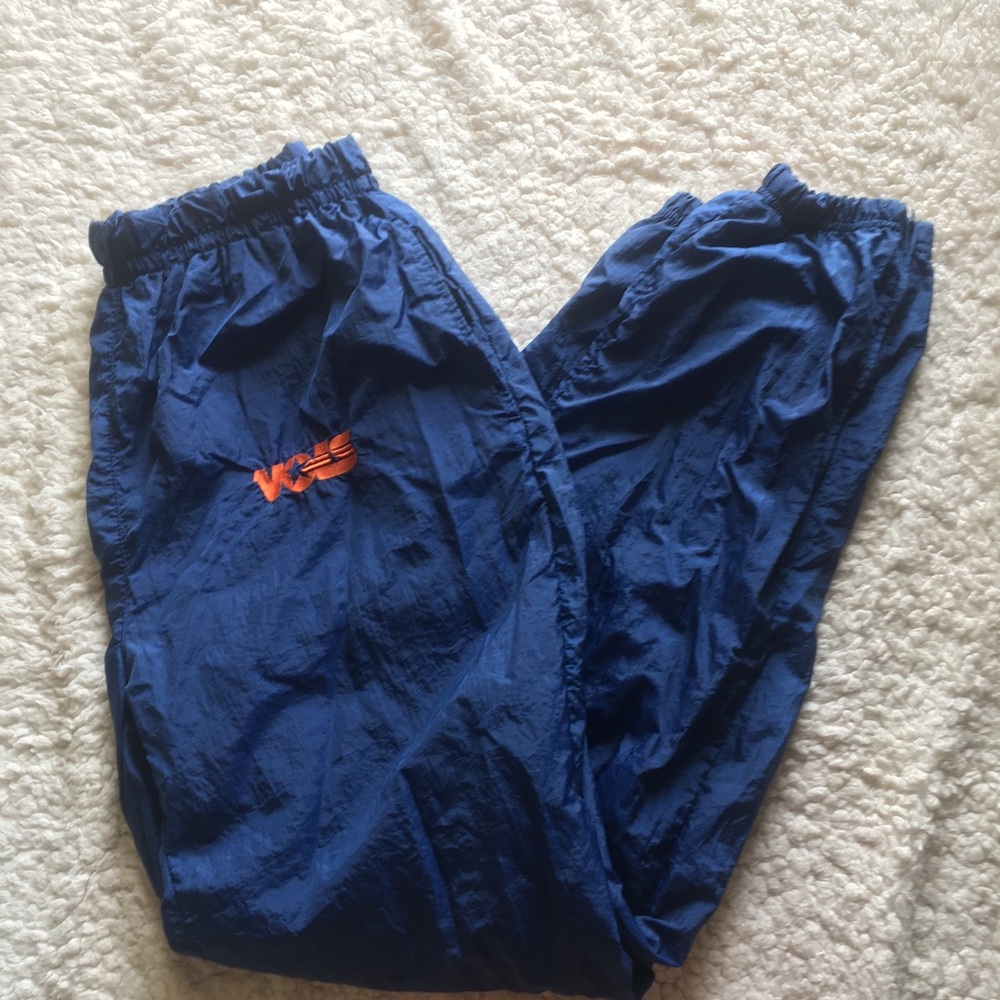 Vintage Vols Warm Up Track Pant Blue Elastic M